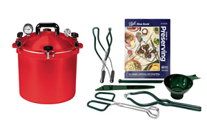 All American Red Tomato 21 Quart Pressure Canning Kit